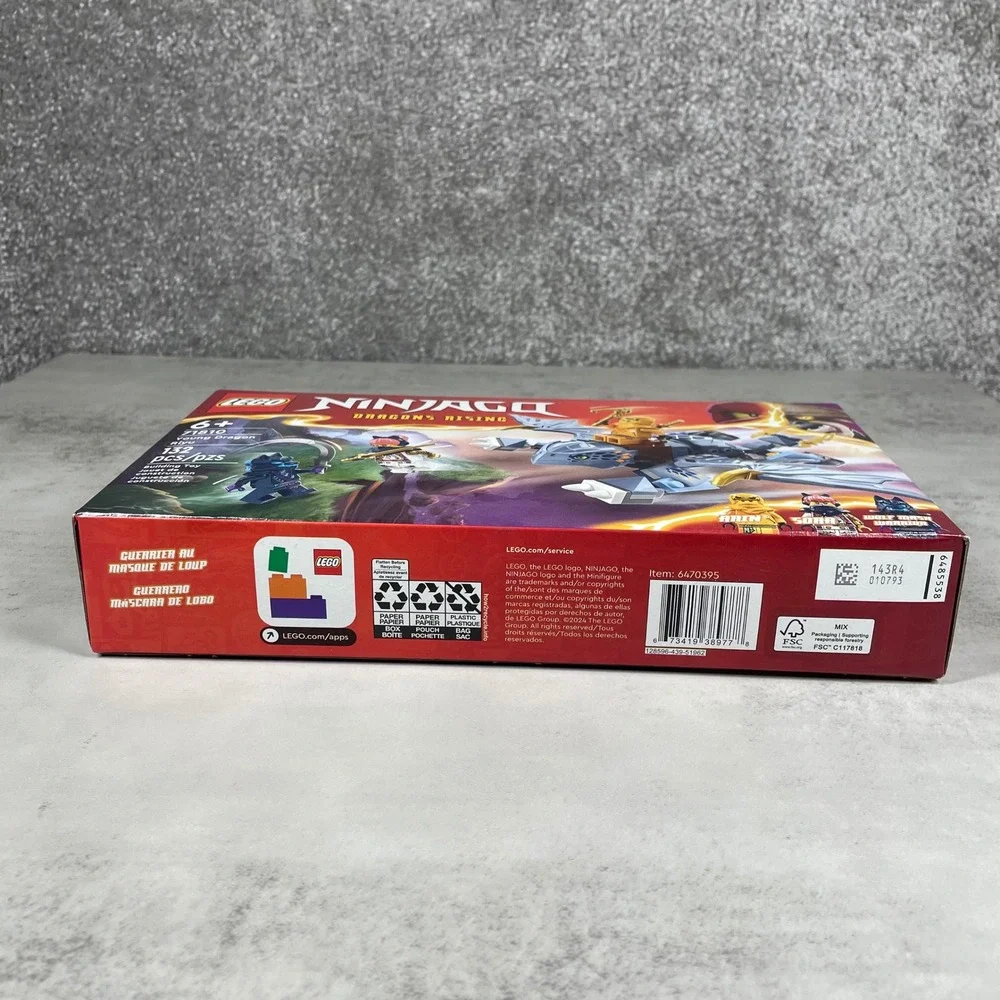 LEGO Ninjago Dragons Rising Young Dragon Riyu Set 71810 Arin Sora Minifigures